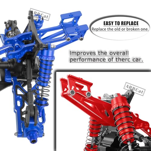 Aluminum Wing Mount Upgrades - Compatible with Typhon, Outcast, Kraton, Notorious, Talion - Red - color: Red (Wing Mount Set)
