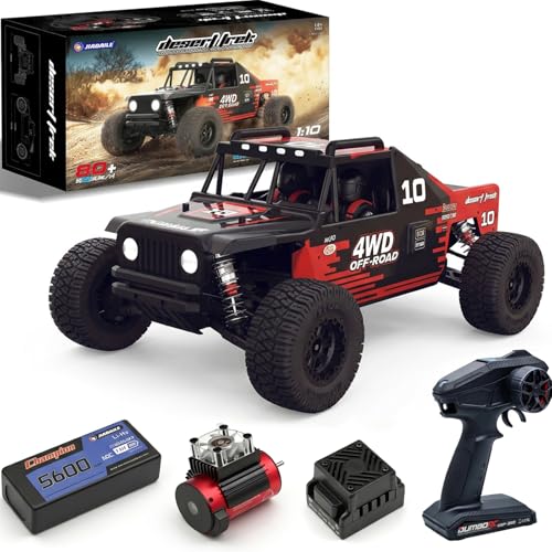 VoleRusher 2026 Upgraded 1/10 RC Cars for Adults, 4WD Brushless Truck, 1003 | RC Cars 1/10 Jaibaile 1003, Gyro 4WD Remote Control Monster Truck, 80+KM/H High Speed Off Road, RTR, Gifts for Men Boys