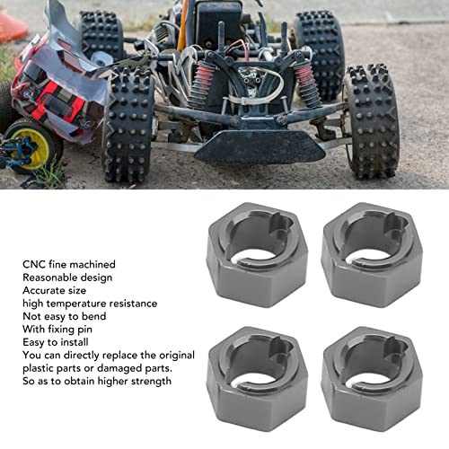 7mm Hex Combiner, Wheel Hub Hex Adapter Aluminum Alloy RC Wheel Adapter Compatible with FMS FCX24 1/24 RC Car (Color)