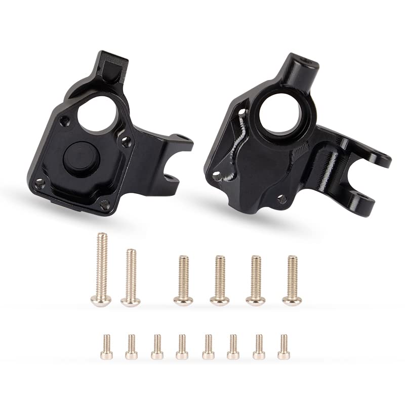 KYX Racing Aluminum Portal Axle Steering Knuckles Set Upgrades Parts Accessories for 1/18 RC Crawler Car Axial Capra UTB18