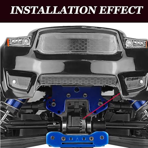 MOHERO RC Gearbox Front Rear Differential Gears 43T 10T Steel Diff Gear Set for 1/8 Scale 4WD Sledge Off-Road Truck Upgrade Part