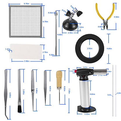 Standard Jewelry Soldering Kit with Silver Solder Wire & Butane Torch Kit for Jewelry Making Project & DIY Projects