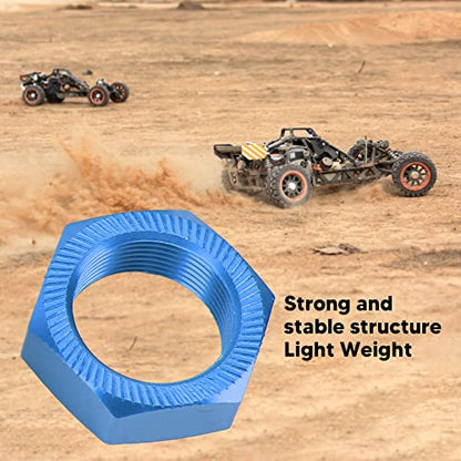 4PCS 24mm Wheel Hex Hub Nut, Light Weight RC Wheel Nuts for RC Car(Dark Blue)