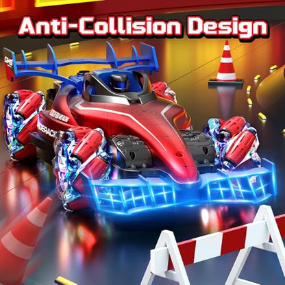 Remote Control Cars, 2.4GHz Monster Truck RC Stunt Cars for Boys Kids Adults, 1:12 Monster RC Truck Off Road with Light & Music, Gifts for 8 9 10 11 12 13 14 15 16+ Years Old Boys Girls Adults