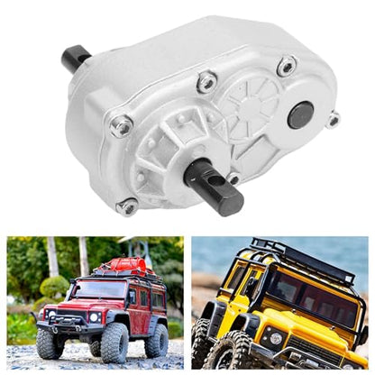 RiToEasysports Aluminum Alloy RC Transfer Cases, D90 1/10 Model Crawler Climbing Car Gearboxs with Fine Machining for Challenging Terrains