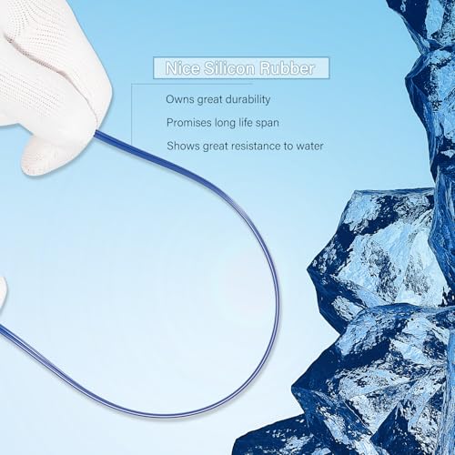 119-inch Temperature Probe Sensors (Black and Blue) Fit for Commercial Refrigerators and Freezers Compatible with Dixell Carel and More （Set of 2）