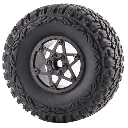 1.9"Aluminum Beadlock Wheel Rims 4PCS Carbon Fiber for 1/10 RC Crawler TRX4 Axial Capra SCX10 VS4-10 Gen8 Upgraded Carbon Fiber 1.9 Beadlock Wheel Rims - style: TXW-LG-E