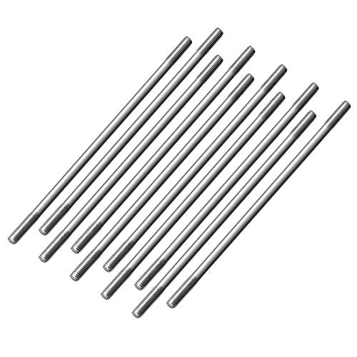 uxcell M3x85mm Pushrod Connector Stainless Steel Rod Linkage,for RC Boat,Car,Airplane,Helicopter,10pcs - size: M3x85mm
