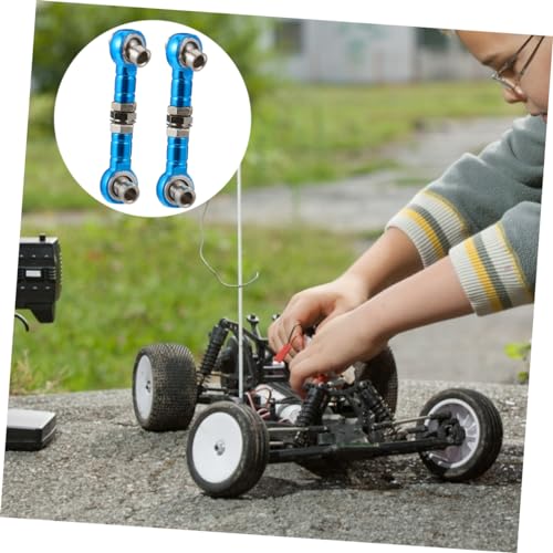 Rc Turnbuckle Rod Adjustable Linkage Steering Tie Rod Servo Link for Rc Car Truck 2 Pcs 1.57 X 0.39 X 0.31 in for Steering Control