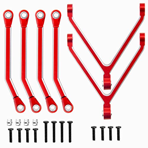 Metal High Clearance Chassis Links Rod Linkage Pull Rods & Hard Plastic 1/10 RC Drift Car Tires & Wheel Rims 12mm Hex