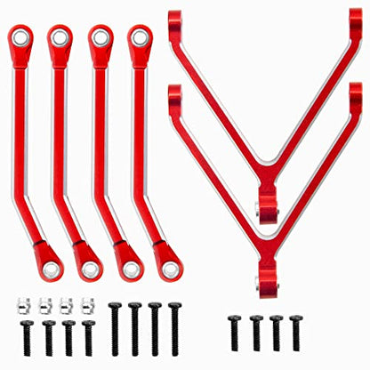 Metal High Clearance Chassis Links Rod Linkage Pull Rods & Hard Plastic 1/10 RC Drift Car Tires & Wheel Rims 12mm Hex