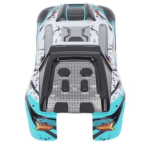 SIXRUN RC Car Body Shell PVC Spare Parts High Impact Car Body Shell Frame for SCY 16101PRO 1/16 RC Cars Car Toy Body Shell Remote (Cyan) - color: Cyan