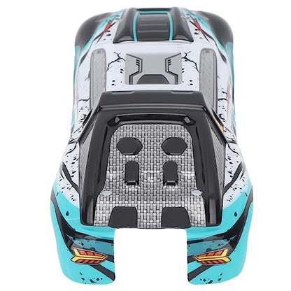 SIXRUN RC Car Body Shell PVC Spare Parts High Impact Car Body Shell Frame for SCY 16101PRO 1/16 RC Cars Car Toy Body Shell Remote (Cyan) - color: Cyan