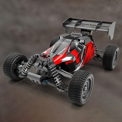 TOUCAN RC HOBBY 1/16 16202Pro RWD Radio Controlled Off Road Vehicle RC Electric Racing Car Rear Wing Metal Gears 2847 Brushless Motor RTR for Adult - color: Red