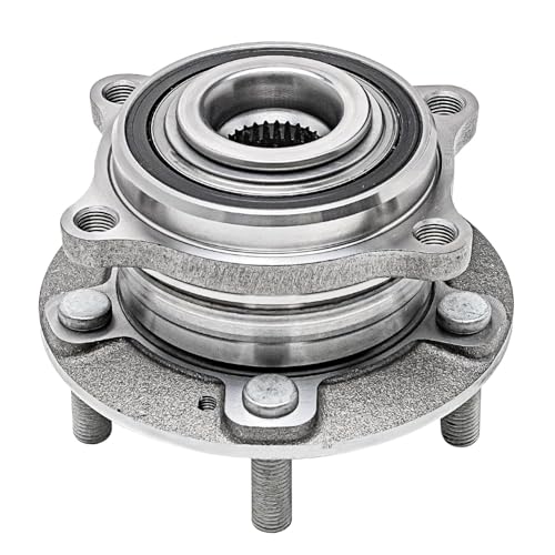 Detroit Axle - Front Left Knuckle Kit for 2007 2008 2009 2010 2011 2012 | Hyundai Veracruz, Driver Side Steering Knuckle, Wheel Bearing Hub Assembly Replacement - size: 2UW471964/Kit