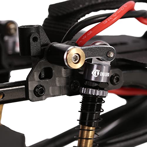 INJORA CNC Aluminum Shock Flex Blades for Axial SCX24 Upgrade
