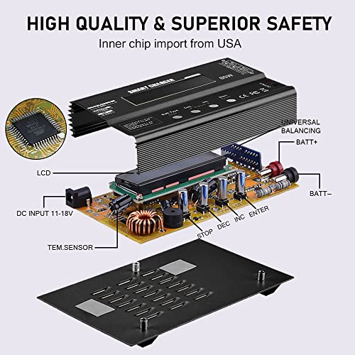 Lipo Charger H B6 RC Charger LiPo Battery Balance RC Car Charger Discharger for LiPo/Li-ion/Life Battery(1-6s) NiMH/NiCd (1-15s) RC Hobby Battery Balance Charger 80W 6A XT-60/JST/Deans Connectors