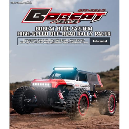 S912PRO 1/16 Remote Control Drift Car, 2.4G Brushless Full-Proportional 4WD 55KM/H High-Speed RC Climbing Car Mini 2 Batteries RC Buggy Rock Crawler Model Toy Gift -RTR - style: S912PRO 1/16, 2 Batteries, Red