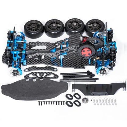 Alloy & Carbon RC Chassis Frame Kit Upgrades | For 1/10 Sakura D5 Mini+MR, RC Flat Road Drift Car