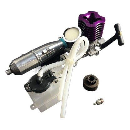 02060 VX 18 Engine 2.74cc Pull Starter Purple RC 1/10 Nitro Car On-Road Car for94122/94177/94188(02060-DLC-SET) - size: 02060-DLC-SET