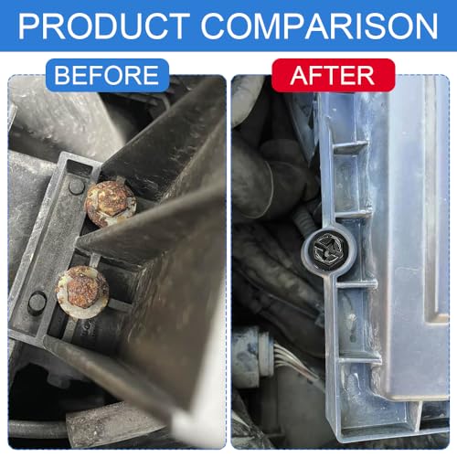 5PCS Air Box Bolt Screws, Filter Housing Screws, Air Filter Housing Mounting Bolts Replace 6509605AA 11549031, Automotive Airs Filters Cover Retainers Fit for Chrysler, Jeep, Dodge, Ram