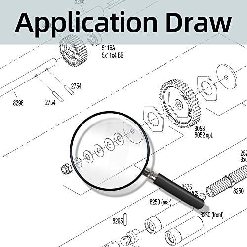 5x11x0.5mm PTFE Coated Washers (Set of 100 Pcs), Model 8892 Parts for Traxxas TRX-4 Traxx