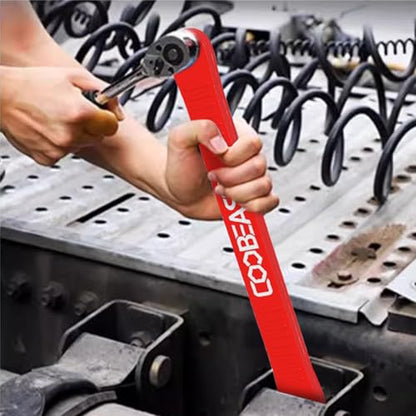 3/8" Offset Extension Wrench Impact Ready Socket Wrench Extender Tool（Red） | Versatile 1/4",3/8", 1/2" Square Drive Adapters,Universal Extensions Wrench,0° Swing Extender,for Small Place - color: Red