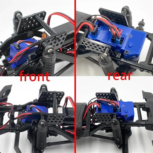 for TRX4M 1/18 Aluminum Alloy Adjustable Front Rear Shock Bracket Mount Towers Replacement RC Crawler Car Model Upgrade Part RC Accessories
