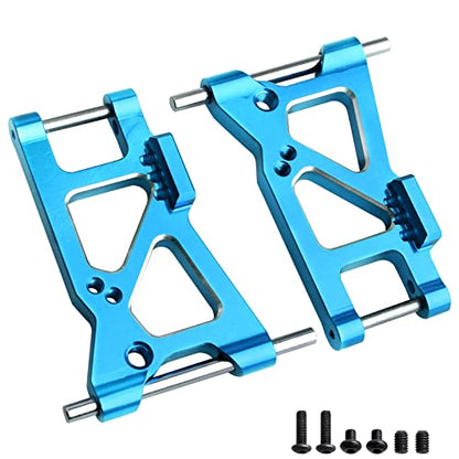 Aluminum Suspension Arms Set Front & Rear for Traxxas 4-Tec 2.0 VXL AWD 1/10 RC Touring Car (Blue) - color: Blue