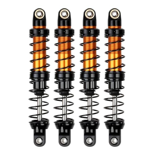 INJORA RC Shock Absorber 4pcs Damper for 1/10 RC Crawler Car Axial SCX10 90046 AXI03007 TRX4 TRX6 (100mm) - size: 100mm