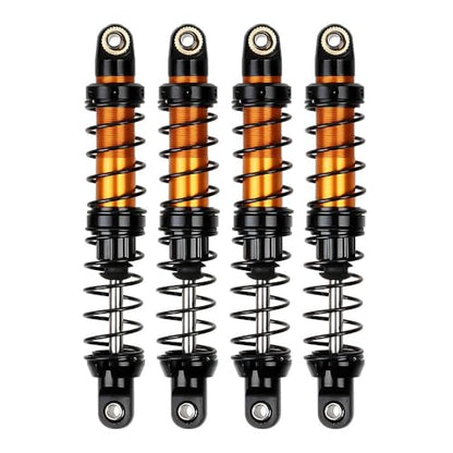 INJORA RC Shock Absorber 4pcs Damper for 1/10 RC Crawler Car Axial SCX10 90046 AXI03007 TRX4 TRX6 (100mm) - size: 100mm