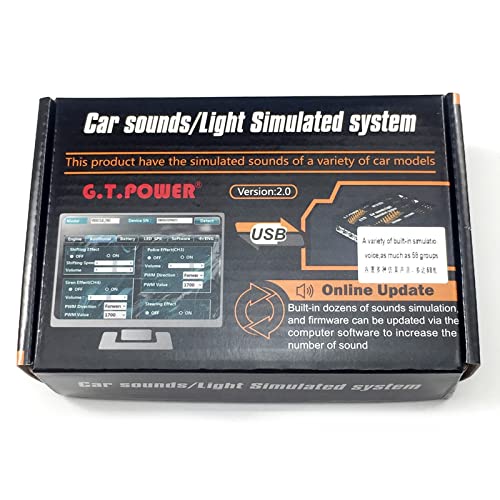 GT Power RC Sound/LED Light Simulated System for On/Off Road Drift Car Buggy