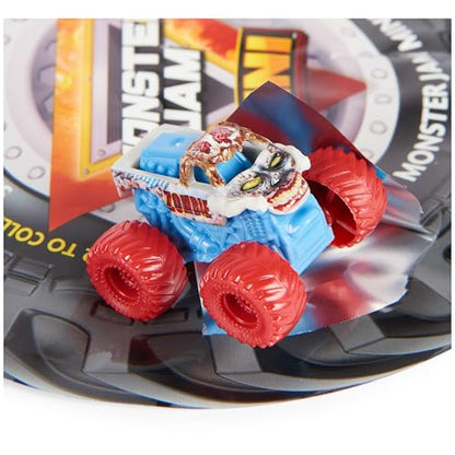 Monster Jam, Official Mini Mystery Collectible Monster Truck 12-Pack, 1:87 Scale, Great Gift for Birthday Parties - color: Mini 12-pack