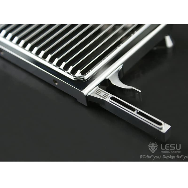 Metal US in Stock Front Net Bumper Compatible with DIY Lesu Rc 1/14 Tractor Truck Car