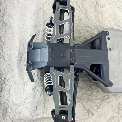 Aluminum Suspension A Arms for 1/10 Traxxas Rustler Slash Stampede Hoss 4WD 4x4 Upgrade Parts Replacement of Part 3655 (Titanium) - color: Titanium
