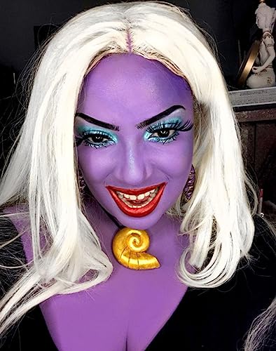 Go Ho Makeup Purple Body Paint(2.1 oz),Water Based Purple Face Paint and Body Paint for Airbrush Makeup Special FX, Cosplay, and Halloween Make up - color: Purple