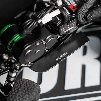 INJORA LCG Aluminum Chassis Kit with POM Rock Sliders for 1/30 Axial SCX30