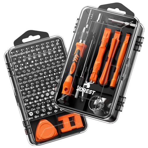 JOREST 117 in 1 Precision Screwdriver Set, Mini Tool Kit with Torx Phillips | Magnetic Repair Kit for Computer, Macbook, Laptop, PC, RC, PS5, iphone, Electronics, XBOX, Glasses