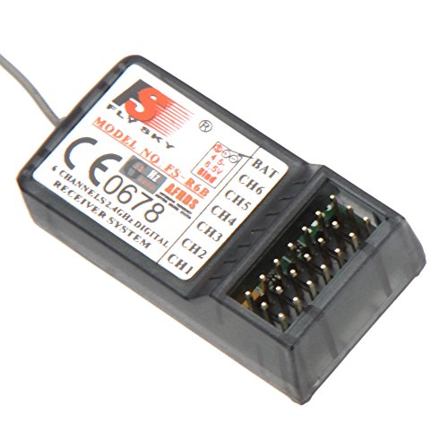 GoolRC Flysky Receiver 2.4Ghz 6CH RC Receiver Suitable for Flysky TH9X FS-CT6B FS-T6 Transmitter Popular with Modification Enthusiasts RC Controller and Receiver Kit