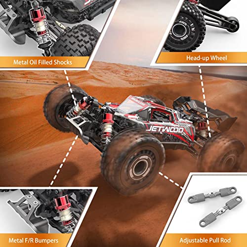 Remote Control Car 1:16 Scale with 3S 11.1V LiPo Battery Spare Parts RC Battery Chargers, 4WD RTR Brushless Fast RC Cars for Adults All Terrain, Max 42mph Off-Road Hobby Electric RC Buggy