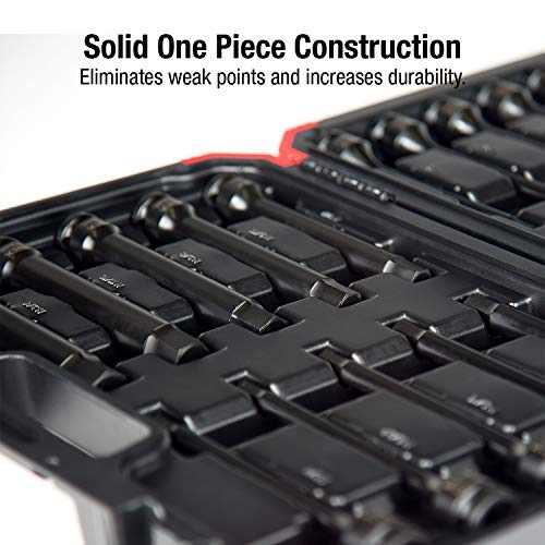 SUNEX TOOLS 2637L 20pc 1/2" Drive Impact Hex Driver Master Set 6in. ¼” to 9/32” and 6mm to 17mm, ,