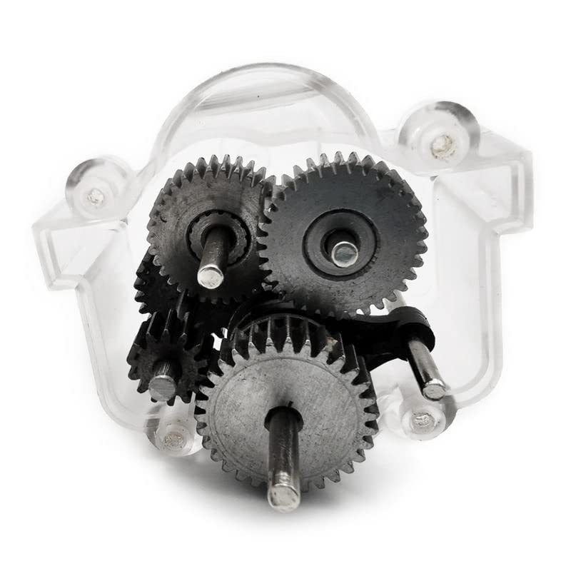 CRUMPS 370 Motor 2 Speed Gearbox with Steel Gear Drive Shaft for WPL C14 C24 B14 B36 MN D90 MN-90 MN99S RC Car Upgrades Parts (Color : Drive Shaft) - color: Drive Shaft