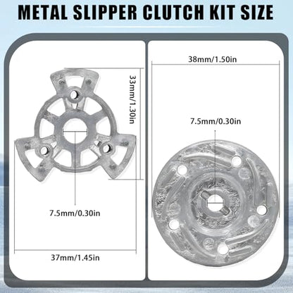 5351 Slipper Pressure Plate and Hub for TRAXXAS 1/10 Vehicles (E-revo, Summit, E-Maxx), Direct-fit OEM Replacement for #5351, Wear-Resistant Slipper Hop-up Parts Limiting Sliding for RC Car
