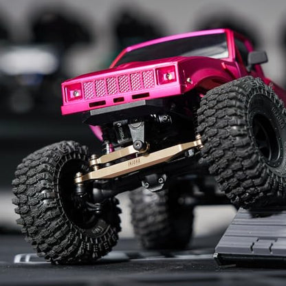 INJORA Brass Steering Links 14g for 1/24 RC Crawler Axial SCX24 Upgrade - color: Brass