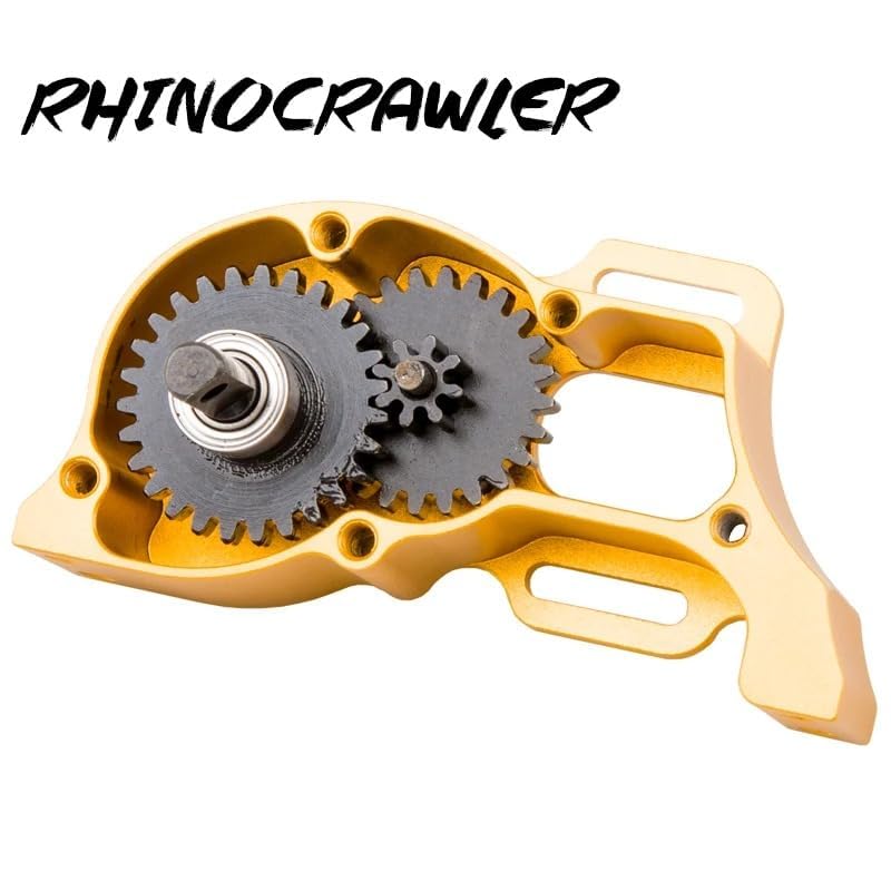 RhinoRC Crawler Gearbox GB867 V2 Kit,Transmission Gears Set,for 1/10 RC Crawler Car (GB867 V2) - color: Gb867 Gearbox