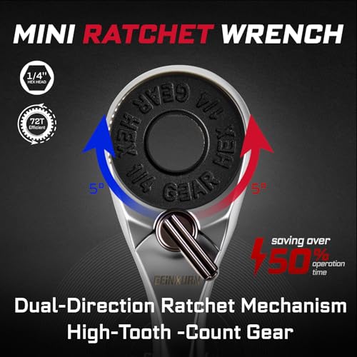 21 Pieces Tool Kit Include Mini Ratchet Wrench, S2 Steel Screwdriver Bit, Mini Screwdriver Handle, Magnetic Locking Bit Holde, Socket Wrench Nut Driver Set. Portable Hand Tools Set for Repair - style: RM021-US