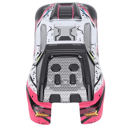 RC Car Body Shell PVC High Impact Resisting Car Body Shell Frame SCY 16101PRO 1/16 RC Cars (Rose)