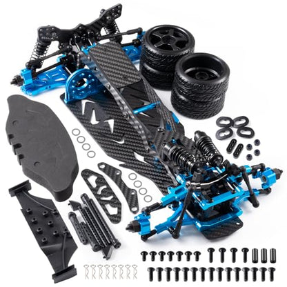 Alloy & Carbon RC Chassis Body Frame Kit for 1/10 Sakura D5 | Rear Wheel Drive, Upgrade Parts, Standard+MR, RC Road Drift Car