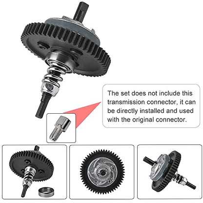 OGRC Steel Slipper Clutch for 1/10 Traxxas Slash Stampede Rustle 4X4 | Metal Differential Gear Slipper Clutch Set with 32P 15T 17T 19T Pinions Gears for Traxxas RC Truck #6878
