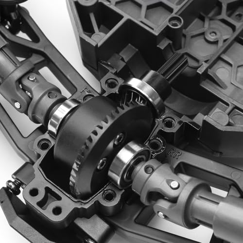 Steel Front&Rear Diff Gears for Tra-xxas Mini Maxx/Slash/XRT VXL 3S | Monster Truck 1:16 Upgrades RC Spiral Cut Differential Gear Sets - style: Front & Rear Diff Gear Set
